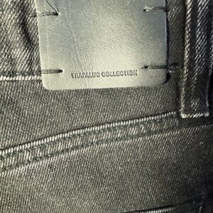 ZARA Trafaluc Black High Rise Straight Leg Jeans EUR 40